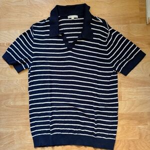 Onia Linen Johnny Polo Sweater - Men’s L
